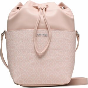 Kabelka Calvin Klein Must Bucket Bag Sm Mono K60K609390 Růžová