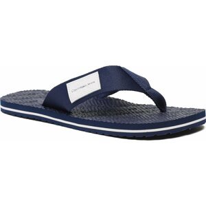 Žabky Calvin Klein Jeans Beach Sandal Woven Patch YM0YM00657 Rich Navy C7I