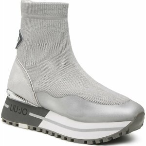 Sneakersy Liu Jo Maxi Wonder Elastic Sock 51 BF2109 TX234 Silver 00532
