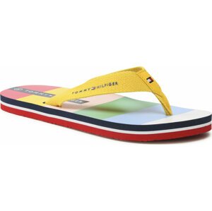 Žabky Tommy Hilfiger Multicolor Flip Flop T3X8-32922-0058 S Yellow 200