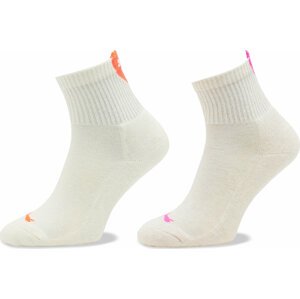 Sada 2 párů dámských nízkých ponožek Puma Women Heart Short Sock 2P 938020 Oatmeal 02