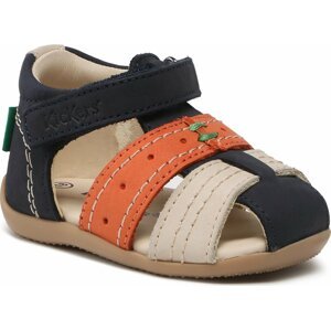 Sandály Kickers Bigbazar-2 785420-10 M Marine/Beige/Orange