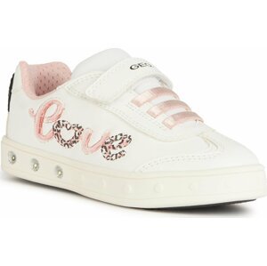 Sneakersy Geox J Skylin Girl J368WA 0BCEW C0814 D White/Lt Pink