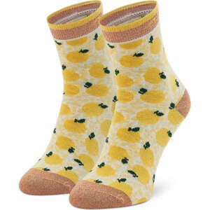 Dámské klasické ponožky Cabaïa Coleen & Thibault SOKW22 Žlutá