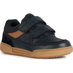 Sneakersy Geox J Poseido Boy J16BCC 0CLFU C9209 D Black/Cognac