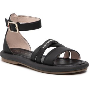 Sandály Tommy Hilfiger Sandal T3A2-32173-0371 M Black 999