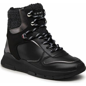 Polokozačky Tommy Hilfiger Outdoor Bootie FW0FW06074 Black BDS