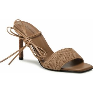 Sandály Calvin Klein Geo Stil Gladi Sandal 90Hh HW0HW01467 Safari Canvas RBC