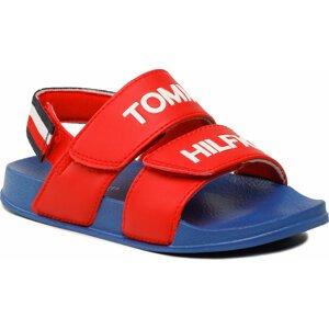 Sandály Tommy Hilfiger Logo Velcro Sandal T1B2-32927-1172 S Red 300