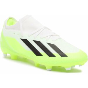 Boty adidas X Crazyfast.3 Firm Ground Boots HQ4534 Ftwwht/Cblack/Luclem