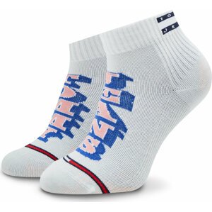 Dámské klasické ponožky Tommy Jeans 701222683 White 001