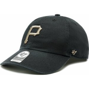 Kšiltovka 47 Brand MLB Pittsburgh Pirates Ballpark Camo 47 CLEAN UP B-BPCAM20GWS-BK Black