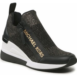 Sneakersy MICHAEL Michael Kors Willis Wedge Trainer 43F3WIFS1M Black/Bronze