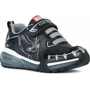 Sneakersy Geox J Bayonyc Boy J36FEB 0FU50 C0039 D Black/Silver