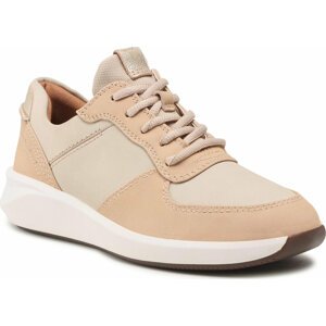 Sneakersy Clarks Un Rio Sprint 261643254 Light Sand Combination