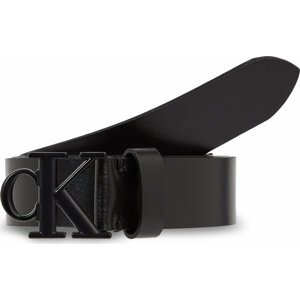 Dámský pásek Calvin Klein Jeans Round Mono Lthr Black Belt K60K611247 Black BDS