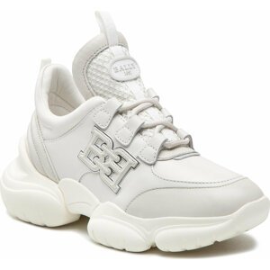 Sneakersy Bally Claires 6300051 Dustywhit/Wht/Silver