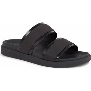 Nazouváky Calvin Klein Double Strap Sandal Mix HM0HM01024 Triple Black 0GJ