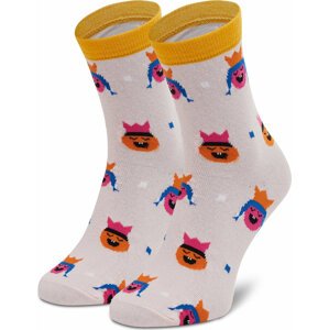 Dámské klasické ponožky Dots Socks DTS-SX-439-R Růžová