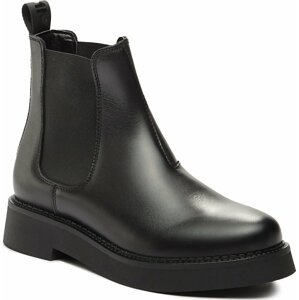 Kotníková obuv s elastickým prvkem Tommy Jeans Tjw Chelsea Flat Boot EN0EN02311 Black BDS