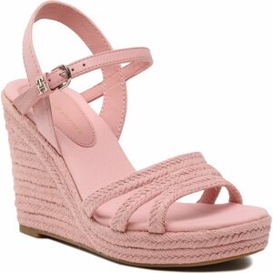 Espadrilky Tommy Hilfiger Essential Wedge Sandal FW0FW07159 Soothing Pink TQS