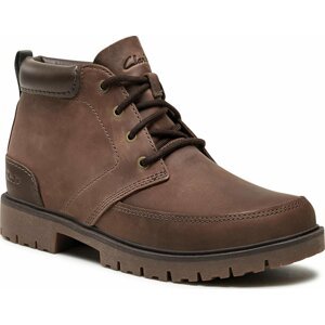 Turistická obuv Clarks Rossdale Mid 261734537 Brown Warmlined Leather