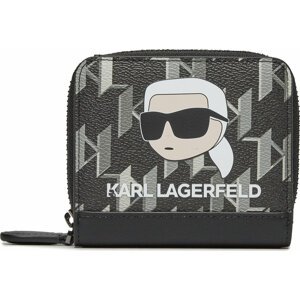 Malá dámská peněženka KARL LAGERFELD 235W3257 A998 Black / White