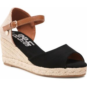 Espadrilky Refresh 79258 Černá