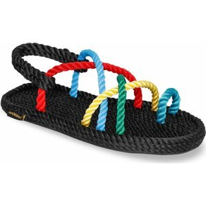 Sandály Bohonomad Ibiza IBZ.2077.WRS Black-Multicolor