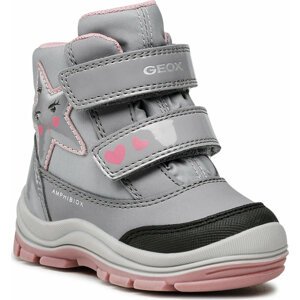 Sněhule Geox B Flanfil G.B Abx A B163WA A050FU C0502 M Grey/Pink