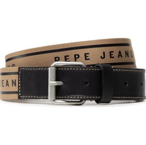 Pánský pásek Pepe Jeans Berni Belt PM020990 Black 999