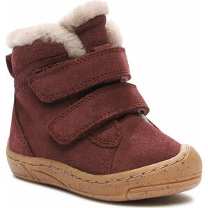 Kozačky Froddo Minnie Suede Velcro G2110126-1 M Hnědá