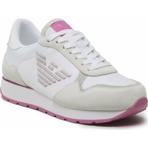 Sneakersy Emporio Armani X3X179 XN823 S774 White/Pink/Lt.Silver