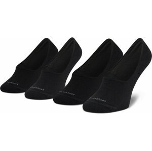 Sada 2 párů dámských ponožek Calvin Klein 701218771 Černá