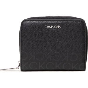 Malá dámská peněženka Calvin Klein Ck Must Z/A Wallt Flap Md Epi Mono K60K609996 0GJ