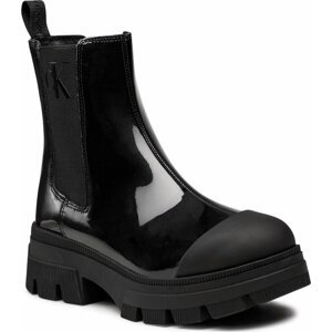 Kotníková obuv s elastickým prvkem Calvin Klein Jeans Chunky Combat Chelsea Boot YW0YW00855 Black BDS
