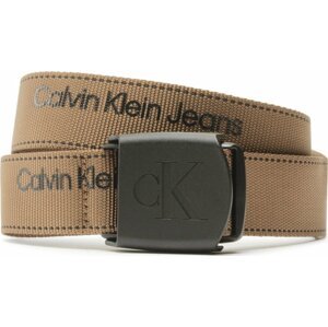 Pánský pásek Calvin Klein Jeans Plaque Logo Webbing Belt 38Mm K50K510473 GC7
