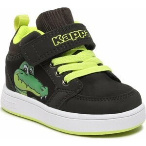 Sneakersy Kappa 280004M Brown/Lime 5033