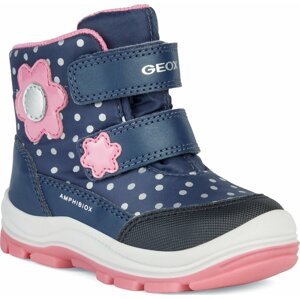 Sněhule Geox B Flanfil Girl B Abx B363WB 0MNBC C4268 M Navy/Fuchsia