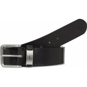Pánský pásek Calvin Klein Jeans Ro Cl Met Loop Lthr Belt K50K511142 Black BDS