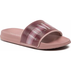 Nazouváky Tommy Hilfiger Holographic Pool Slide T3A0-32198-1172 M Antique Rose 303