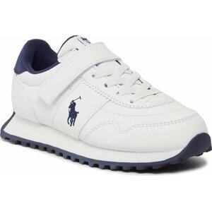 Sneakersy Polo Ralph Lauren RF104318 WHITE TUMBLED W/ NAVY PP