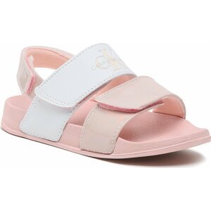 Sandály Calvin Klein Jeans Velcro Sandal V1A2-80524-1601 M Pink/White X054