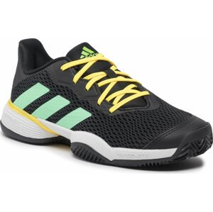 Boty adidas Barricade K Clay HR1028 Blk/Grn/Blk