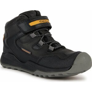 Sněhule Geox J Teram Boy B Abx J16AEA 0MEFU C9241 S Black/Dk Yellow