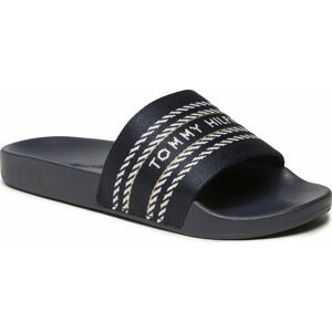 Nazouváky Tommy Hilfiger Webbing Slide FW0FW07153 Space Blue DW6