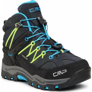 Trekingová obuv CMP Kids Rigel Mid Trekking Shoe Wp 3Q12944 Antracite/Yellow Fluo 34UF