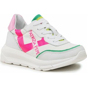 Sneakersy Patrizia Pepe PPJ206.20 M Bianco/Fuxia