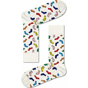 Klasické ponožky Unisex Happy Socks SOC01-1300 Béžová