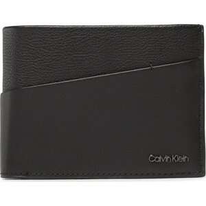 Velká pánská peněženka Calvin Klein Ck Diagonal Trifold 10cc W/Coin K50K510607 Ck Black BAX
